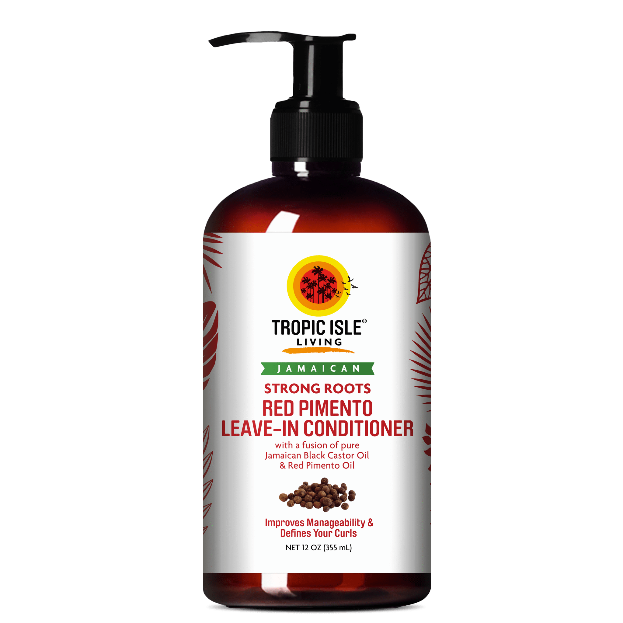 Tropic Isle Living Strong Roots Red Pimento Leave-In Conditioner 12oz
