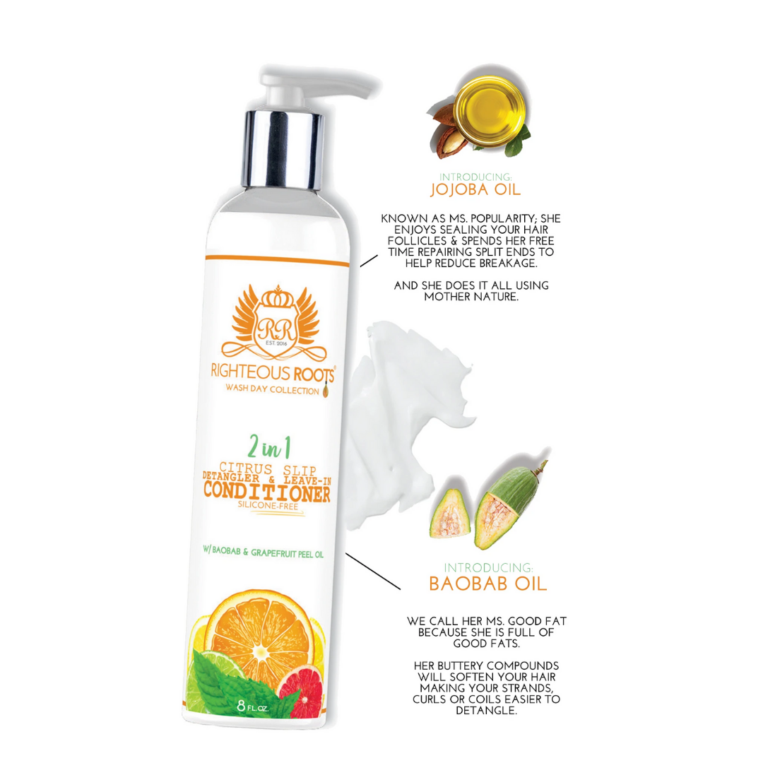 Righteous Roots 2-in-1 Detangler and Leave-In Conditioner 8oz