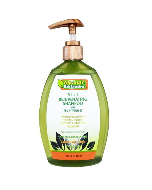 Organic Hair Energizer 5 in 1 Rejuvenation Shampoo 13oz
