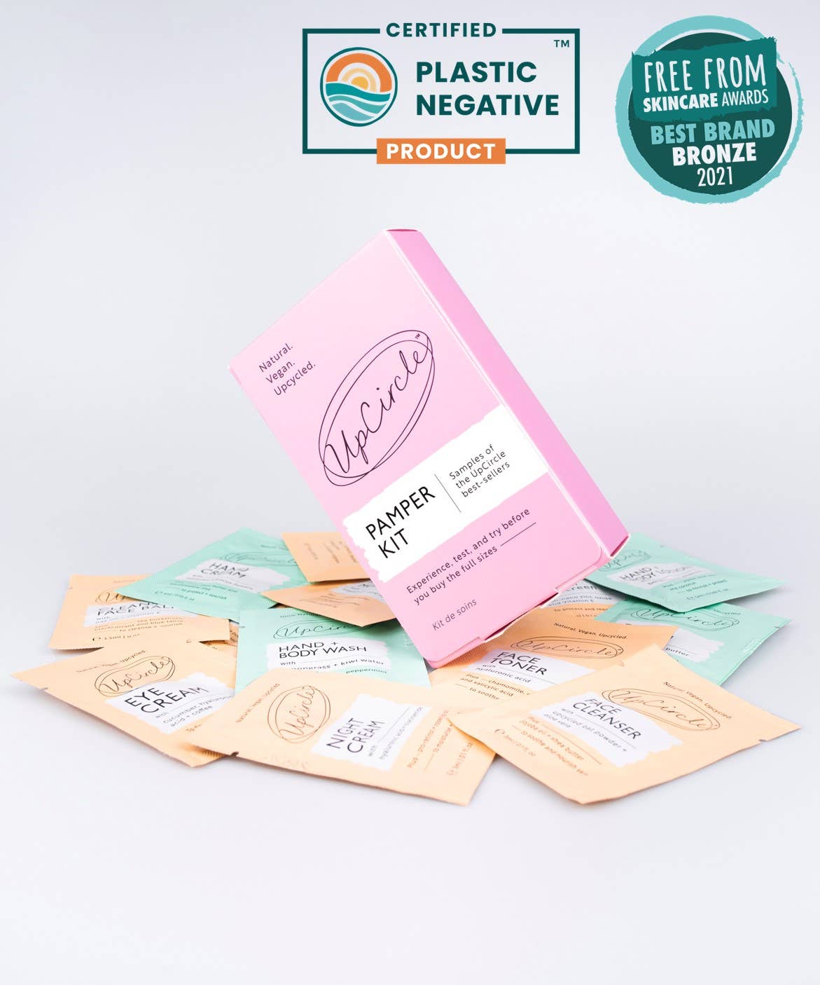 UpCircle The Pamper Kit Trial Sample Pack - 14 Piece