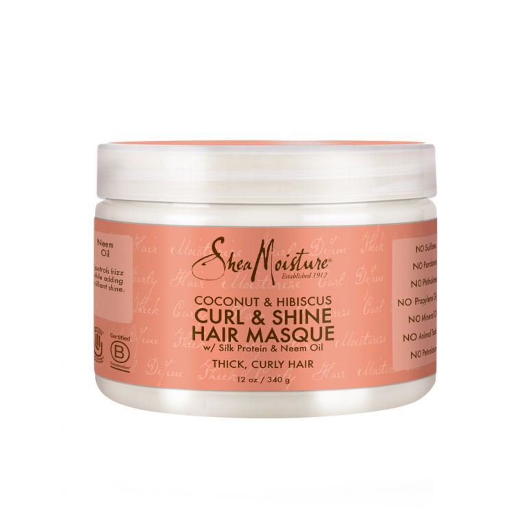 Sheamoisture COCONUT & HIBISCUS CURL & SHINE HAIR MASQUE