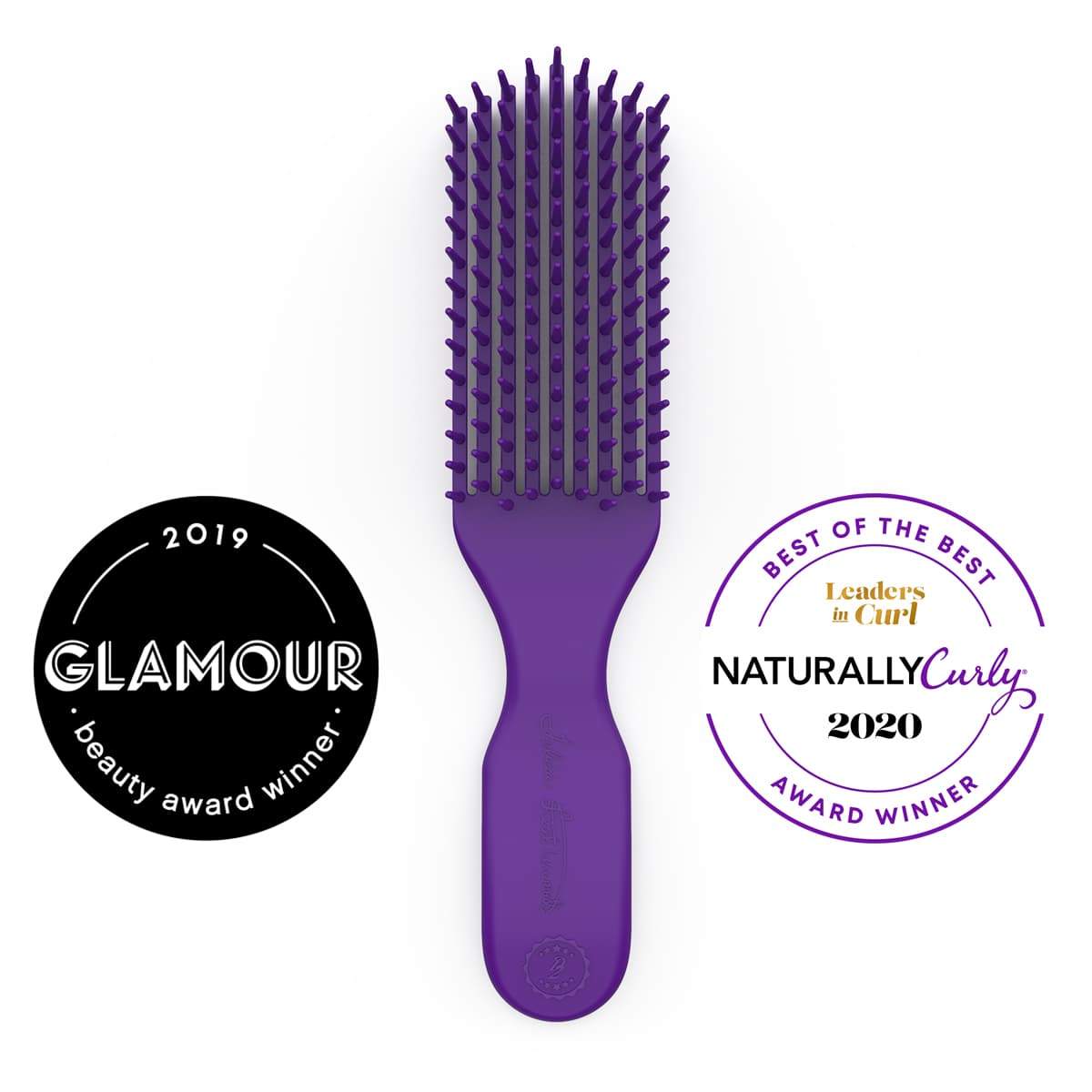 Brush With The Best - Felicia Leatherwood Detangler Brush - Purple