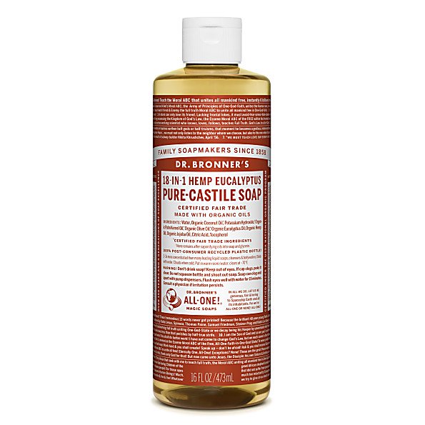 Dr Bronner's Eucalyptus Pure-Castile Liquid Soap