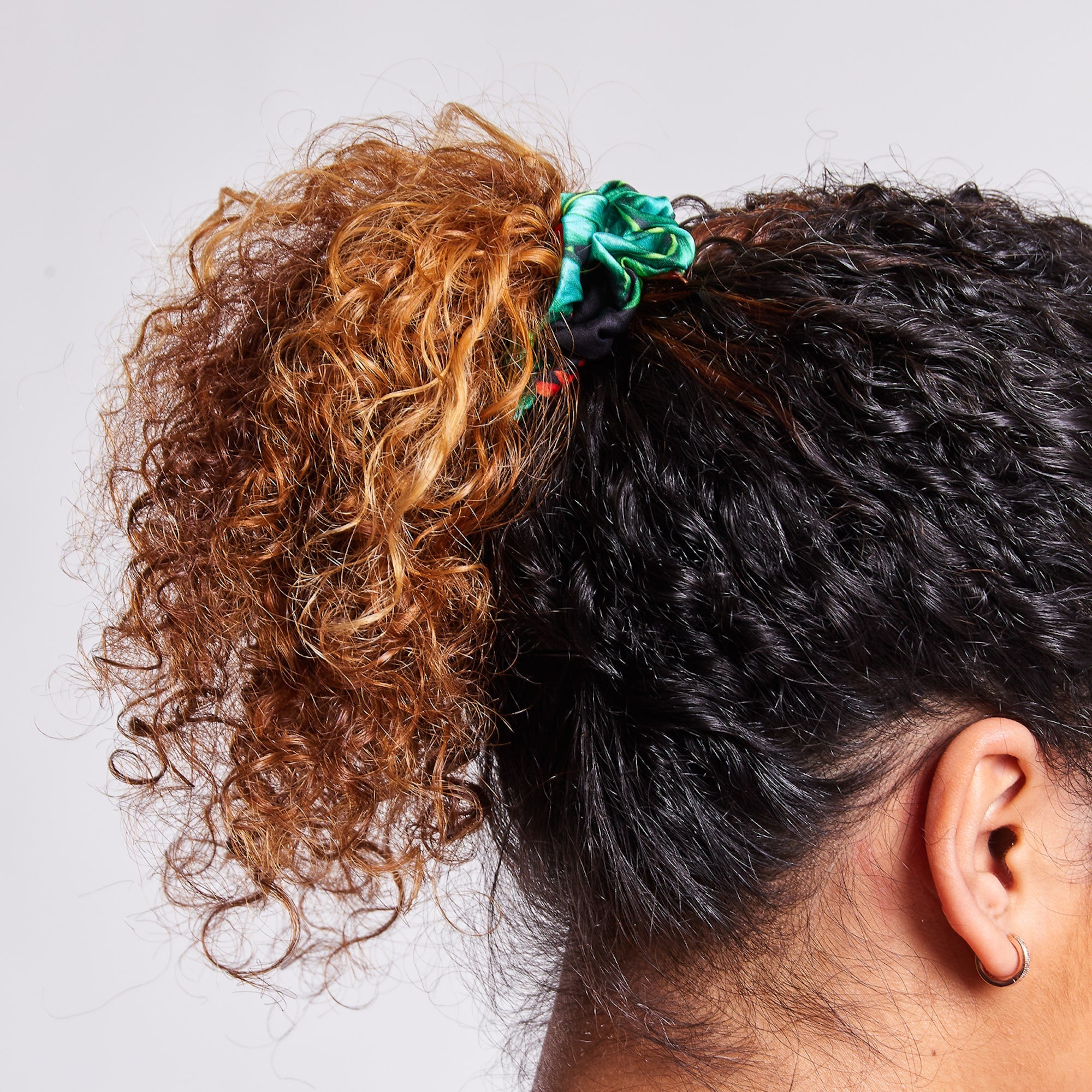 Flora & Curl Small Satin Scrunchies - 4 pcs