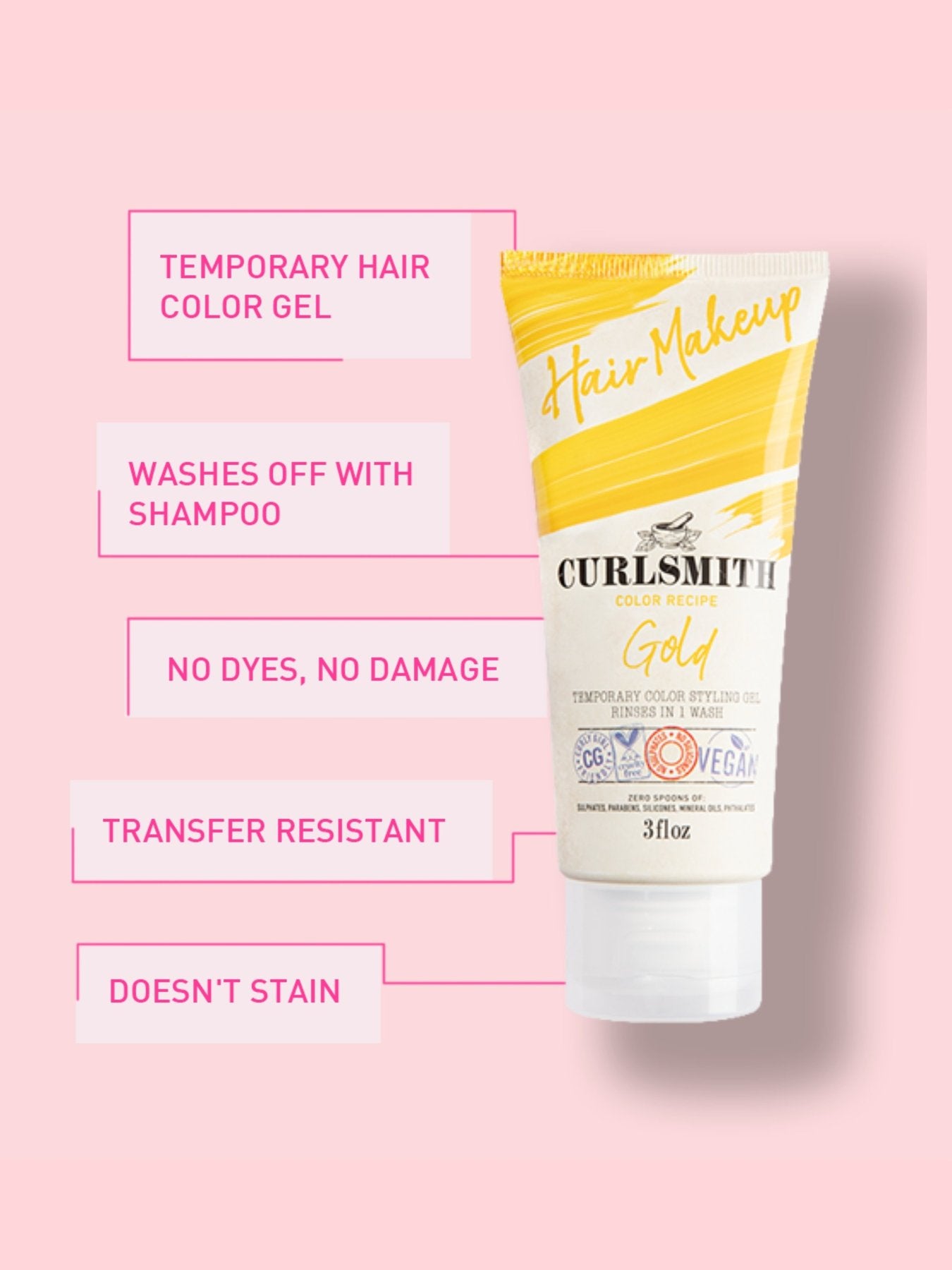 Curlsmith Hair Makeup - Gold
