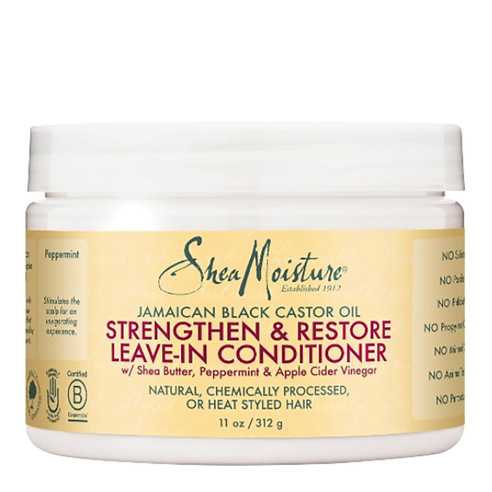 SheaMoisture Jamaican Black Castor Oil Strengthen & Restore Leave-In Conditioner 16oz Bonus