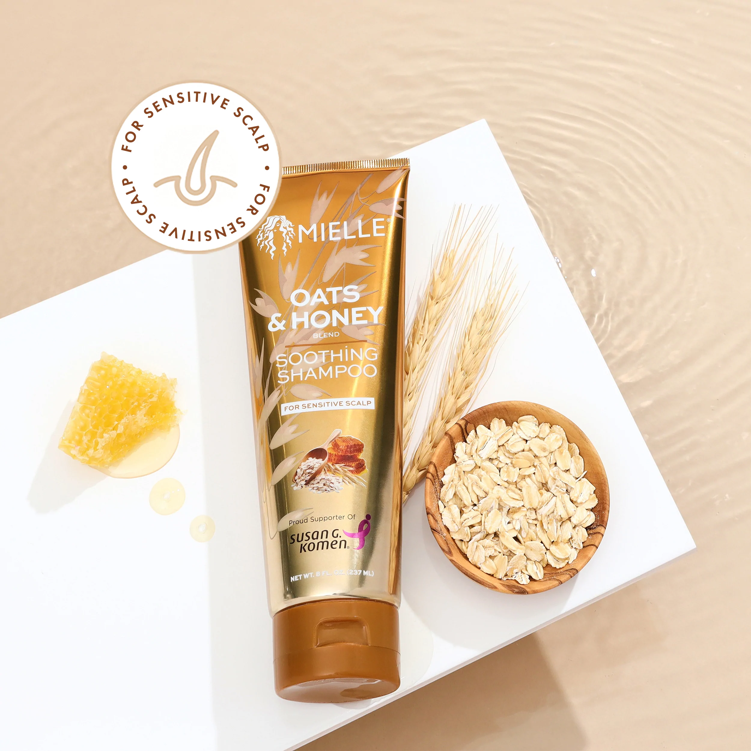 Mielle Organics Oats & Honey Soothing Shampoo 8oz