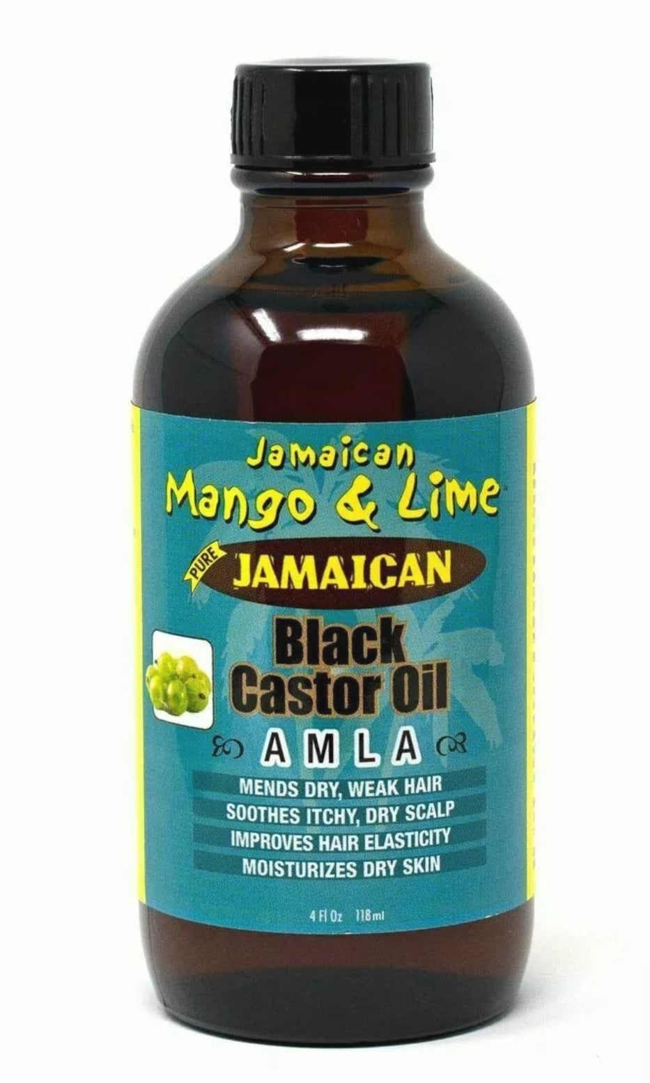 Jamaican Mango & Lime Jamaican Black Castor Oil Amla 4oz