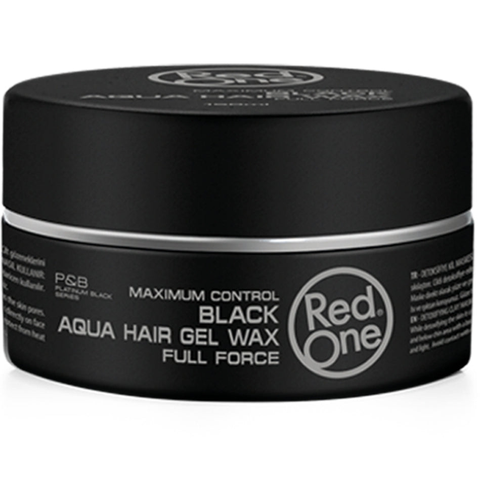 RedOne Black Aqua Hair Gel Wax 5 oz