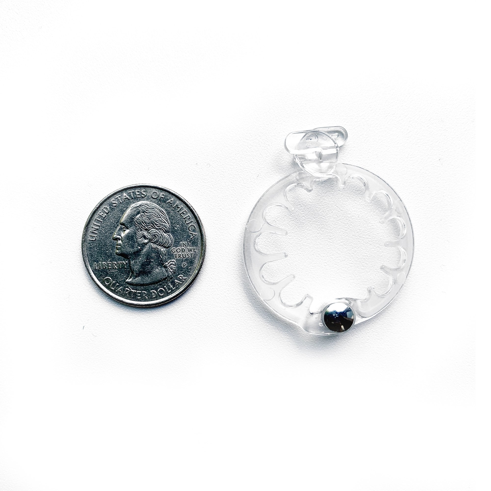 PuffCuff Teeny Pack - 0.75 inch (5 Pcs) Clear