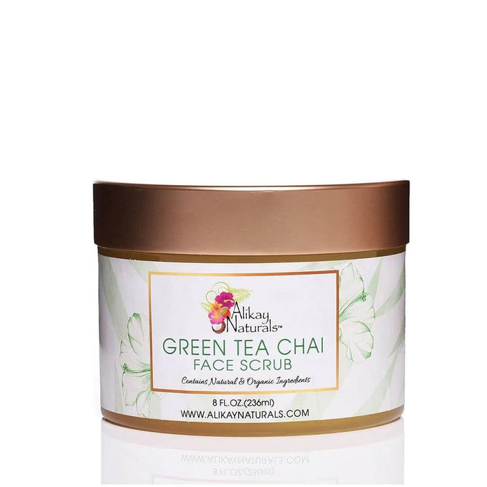 Alikay Naturals Green Tea Chai Face Scrub 8oz