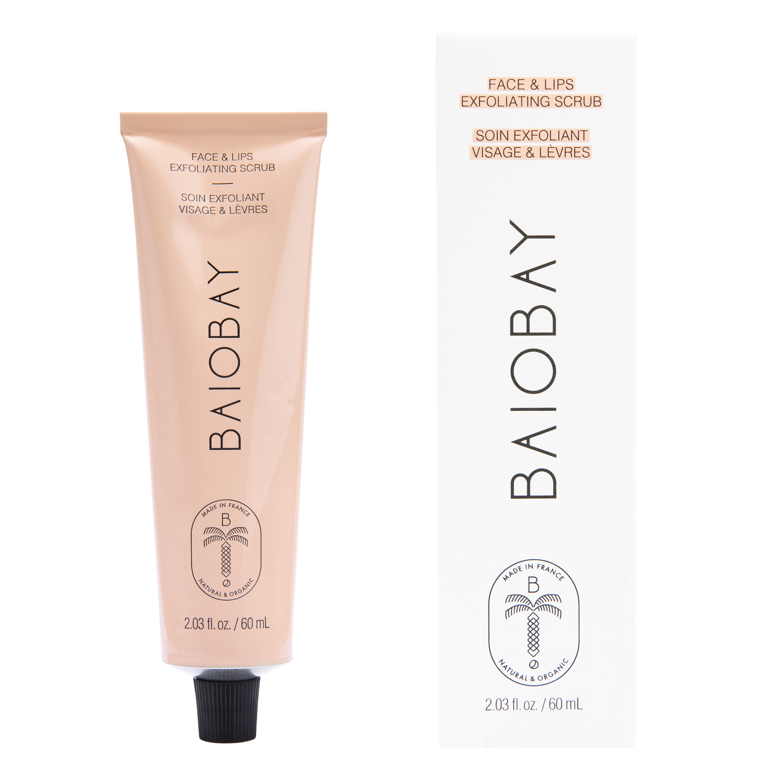 Baiobay Face & Lips Exfoliating Scrub 60ml