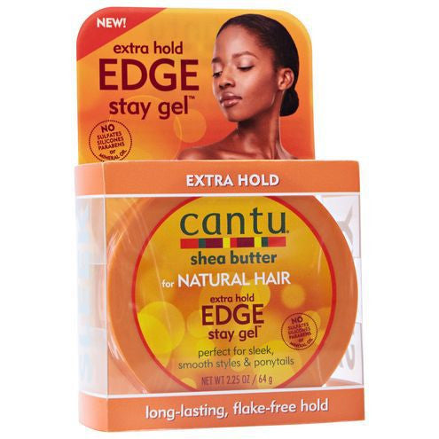 Cantu Natural Hair Extra Hold Edge Stay Gel 2.25oz
