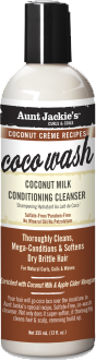 AUNT JACKIE’S™ COCONUT CRÈME RECIPES COCO WASH Coconut Milk Conditioning Cleanser 12oz