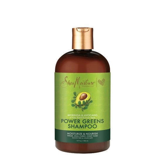 Sheamoisture MORINGA & AVOCADO POWER GREENS SHAMPOO 12oz