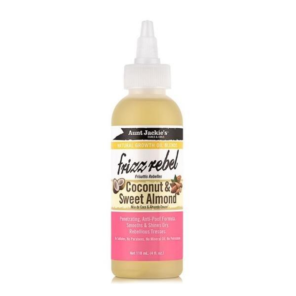 AUNT JACKIE’S™ NATURAL GROWTH OIL BLENDS FRIZZ REBEL – COCONUT & SWEET ALMOND 4oz