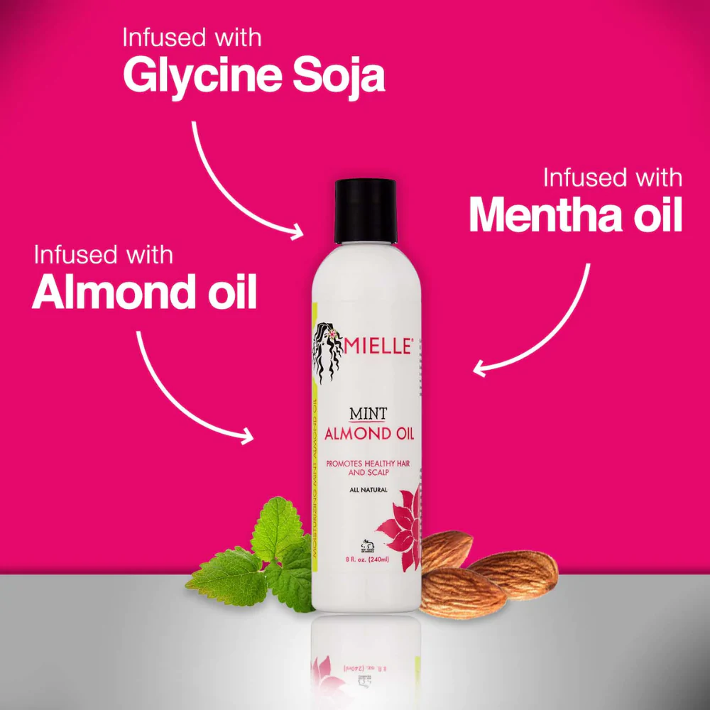 Mielle Organics Mint Almond Oil 8oz