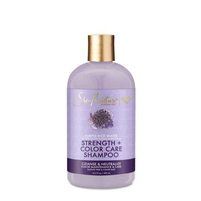 SheaMoisture Purple Rice Water Strength & Color Care Shampoo 13.5oz