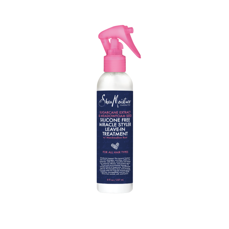SheaMoisture SUGARCANE EXTRACT & MEADOWFOAM SEED SILICONE FREE MIRACLE STYLER LEAVE-IN TREATMENT