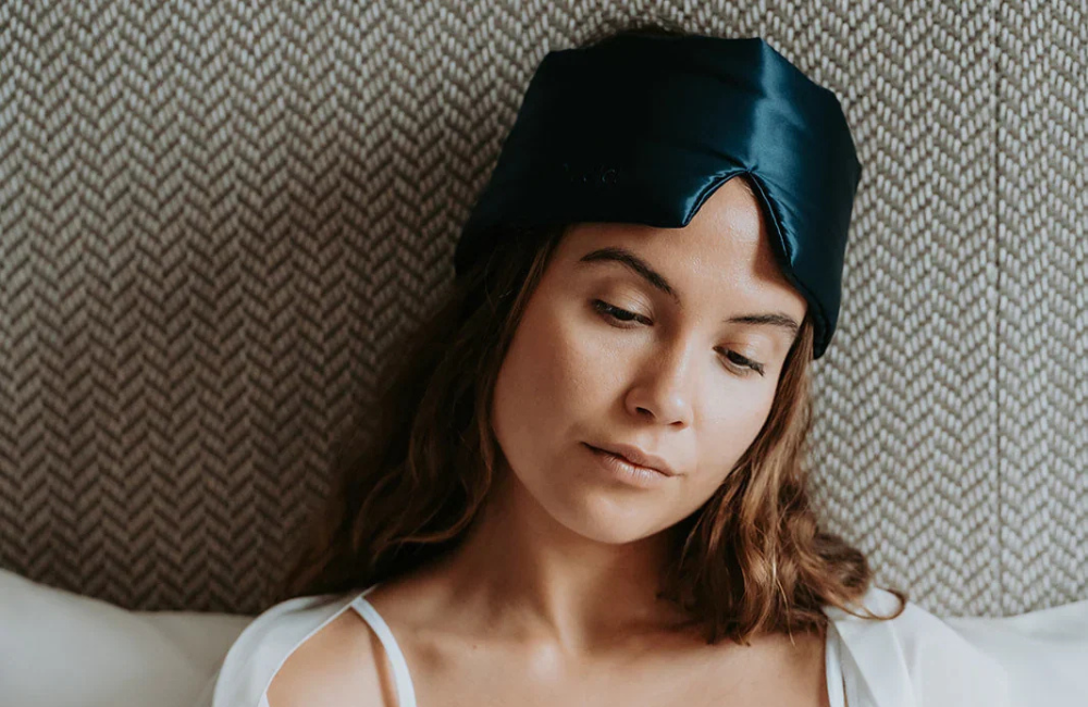 Sleep eye masks in navy