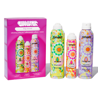 Amika Big Mood Volumizing Styling Set - 3pc