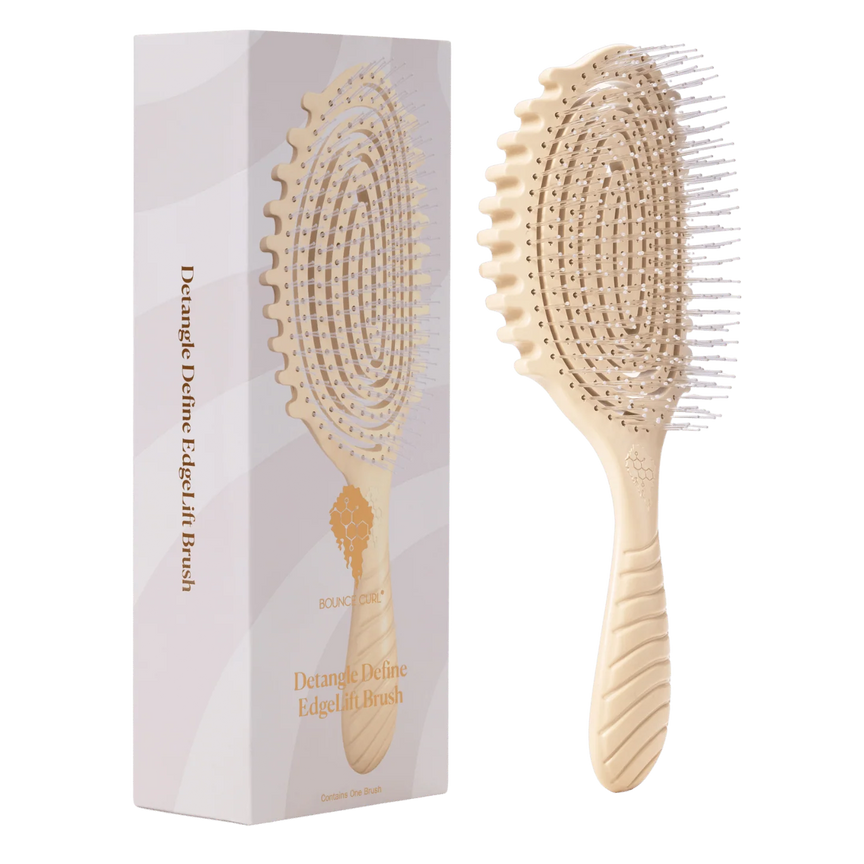 Bounce Curl Detangle Define EdgeLift Brush - Shortbread