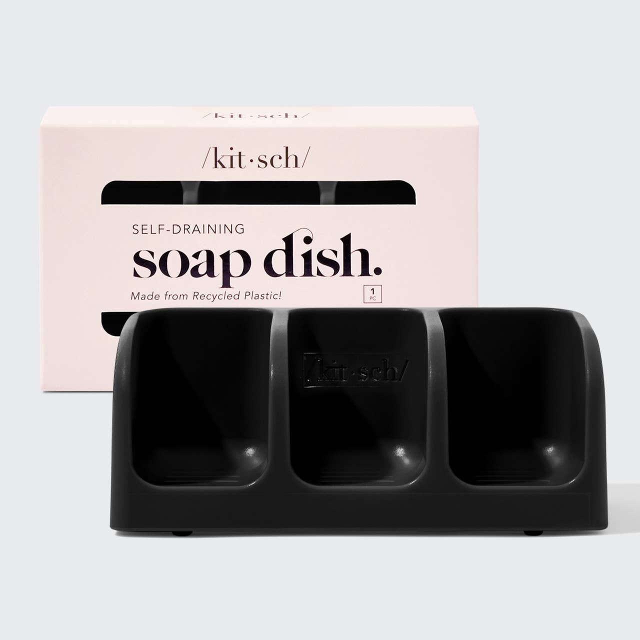 Kitsch Bottle-Free Beauty Self-Draining Soap Dish