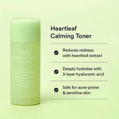 Abib Heartleaf Calming Trial Kit - 4 pc