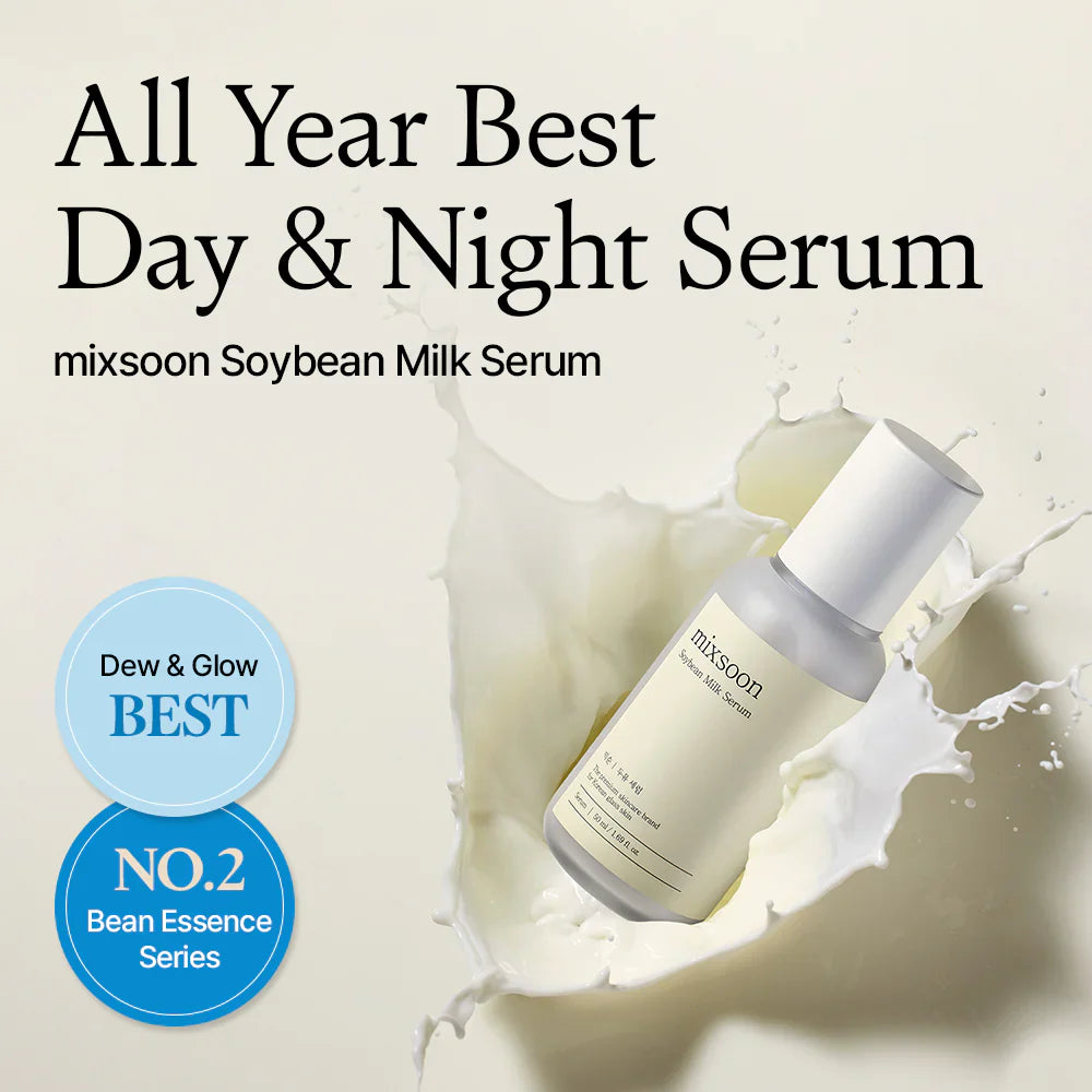 mixsoon soybean milk serum 50ml all year best day and night serum