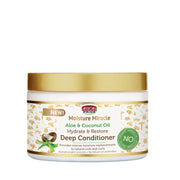 African Pride Moisture Miracle Aloe & Coconut Oil Deep Conditioner 12oz