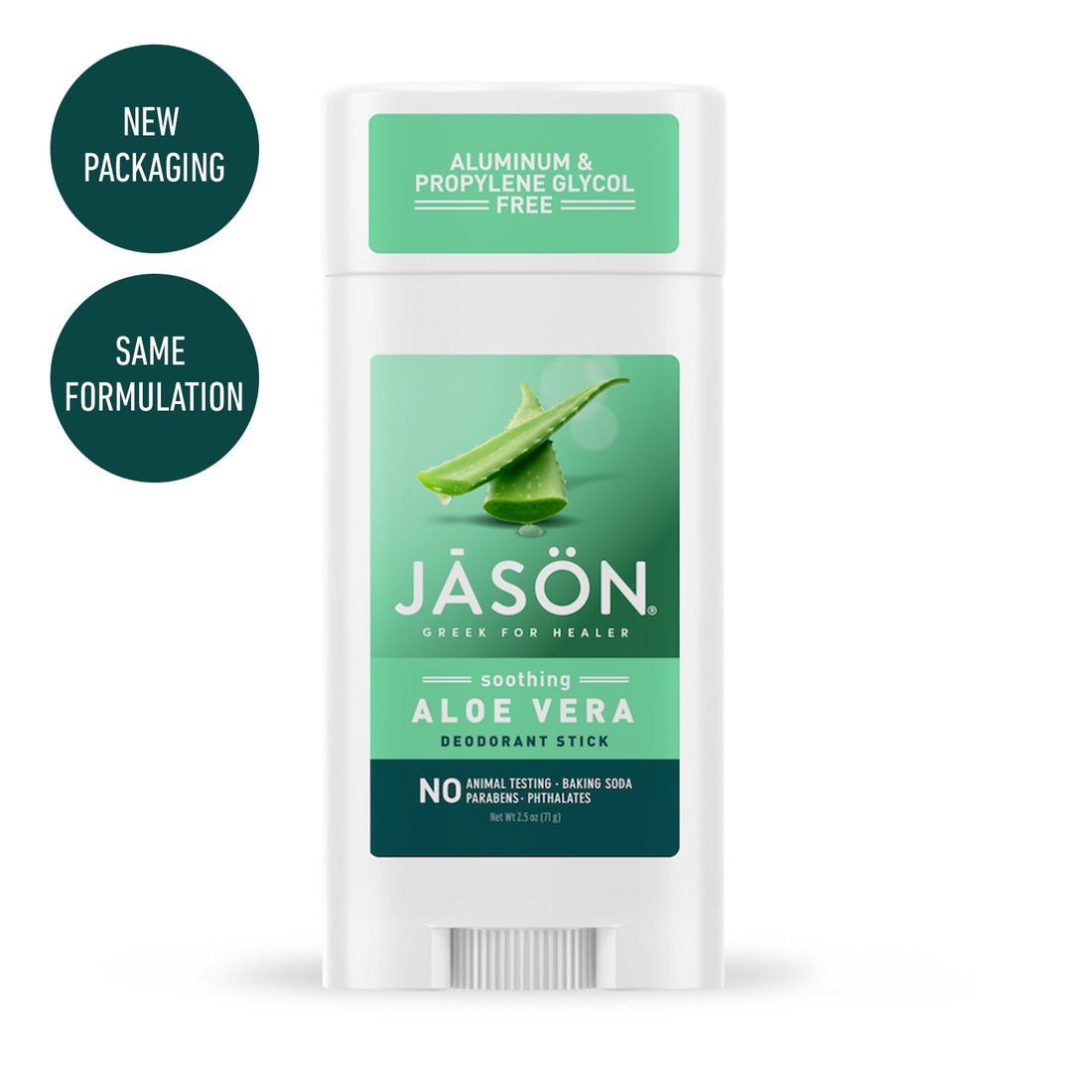 Jason Soothing Aloe Vera Deodorant Stick 2.5oz