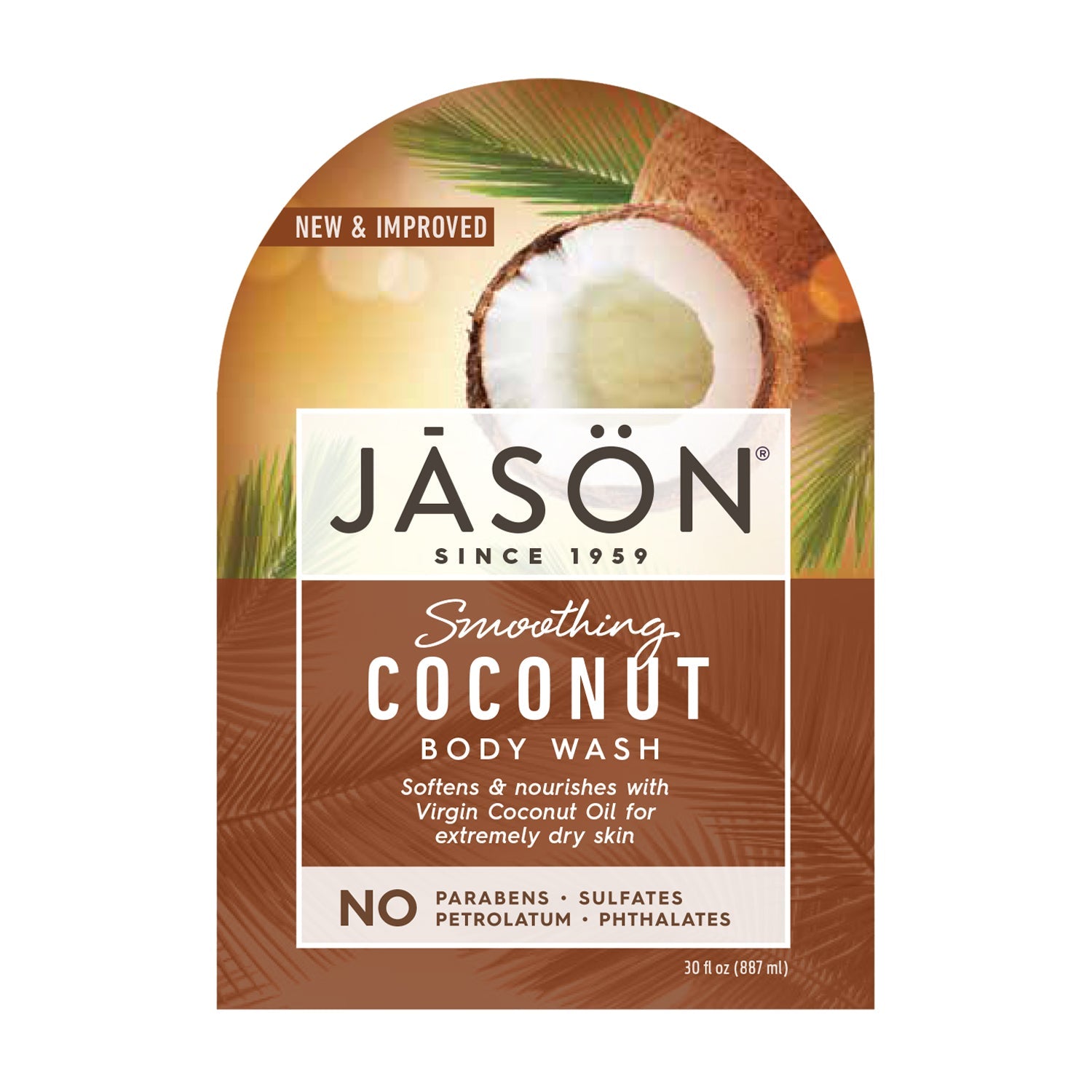 Jason Smoothing Coconut Body Wash 30oz