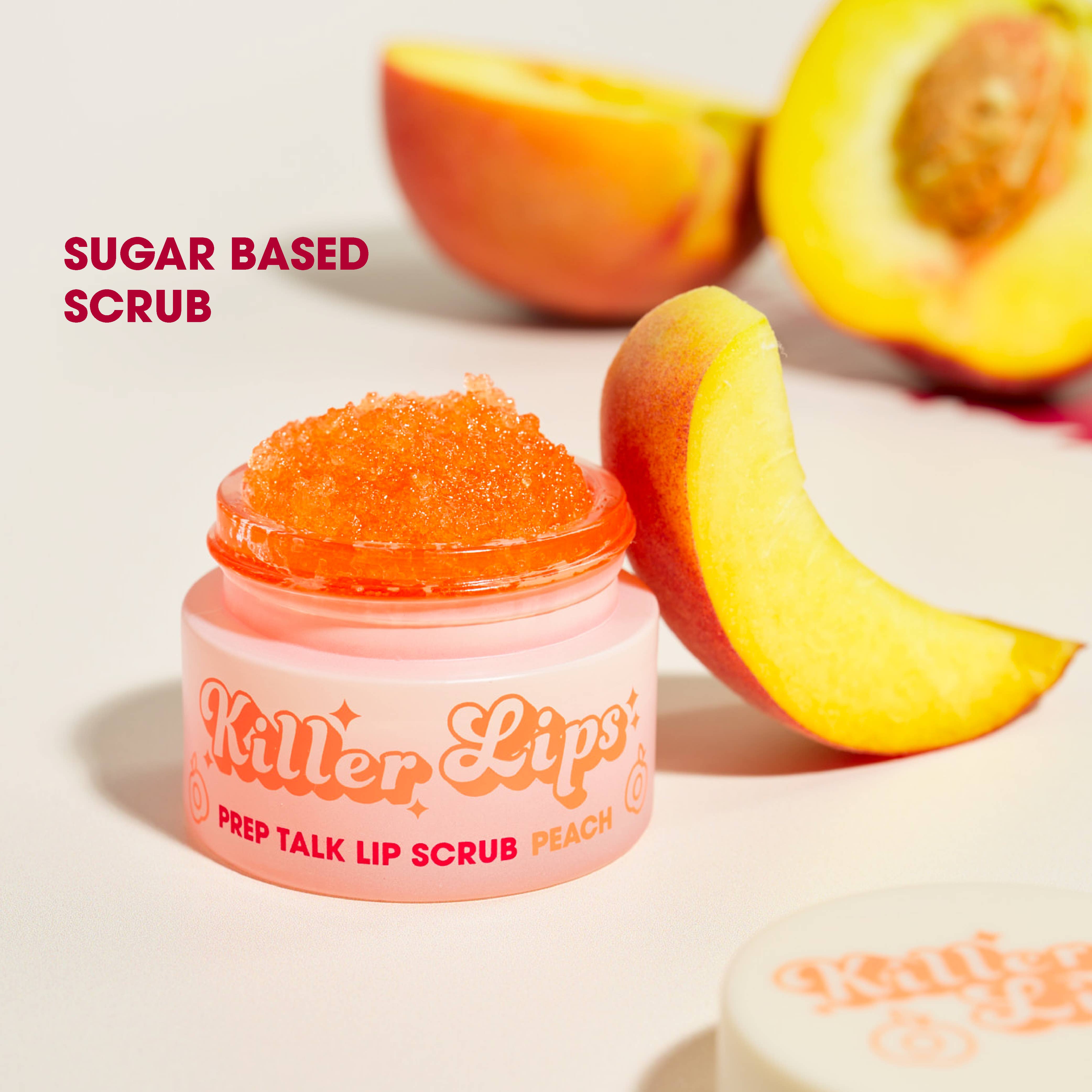 Killer Lips Prep Talk Lip Scrub - Peach