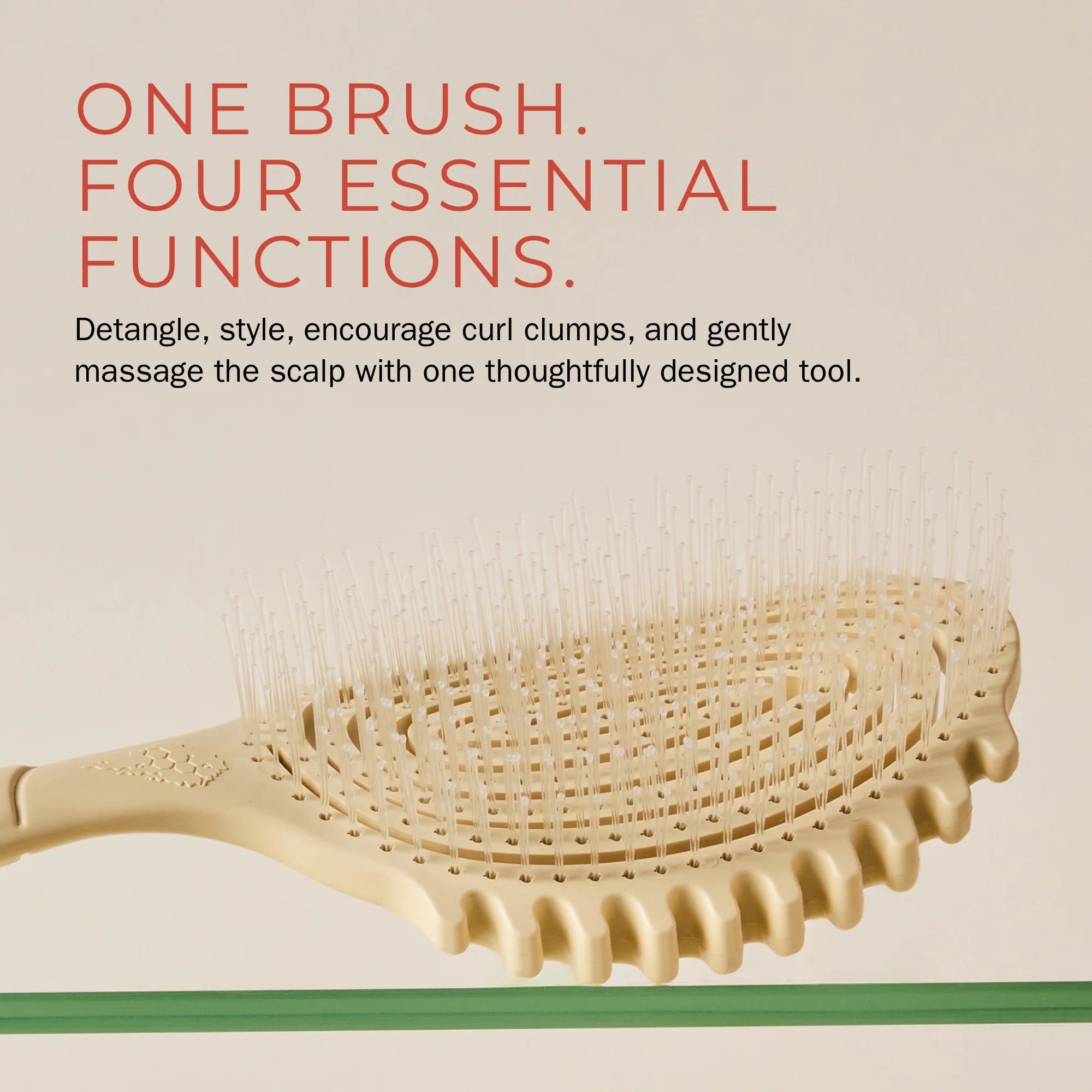 Bounce Curl Detangle Define EdgeLift Brush - Shortbread
