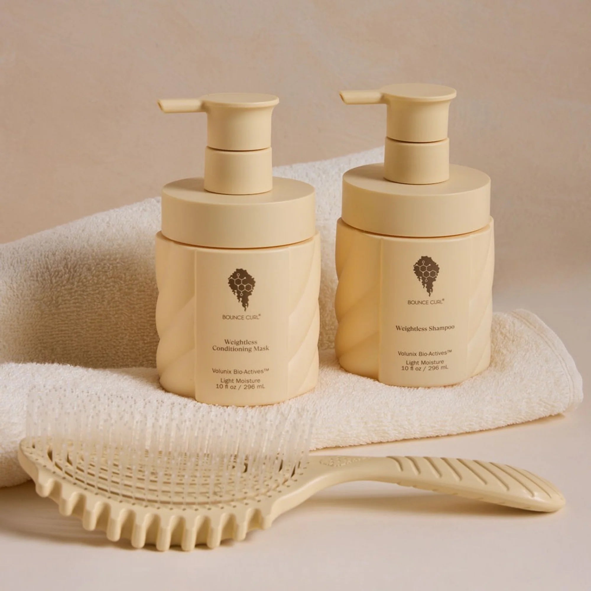 Bounce Curl Detangle Define EdgeLift Brush - Shortbread