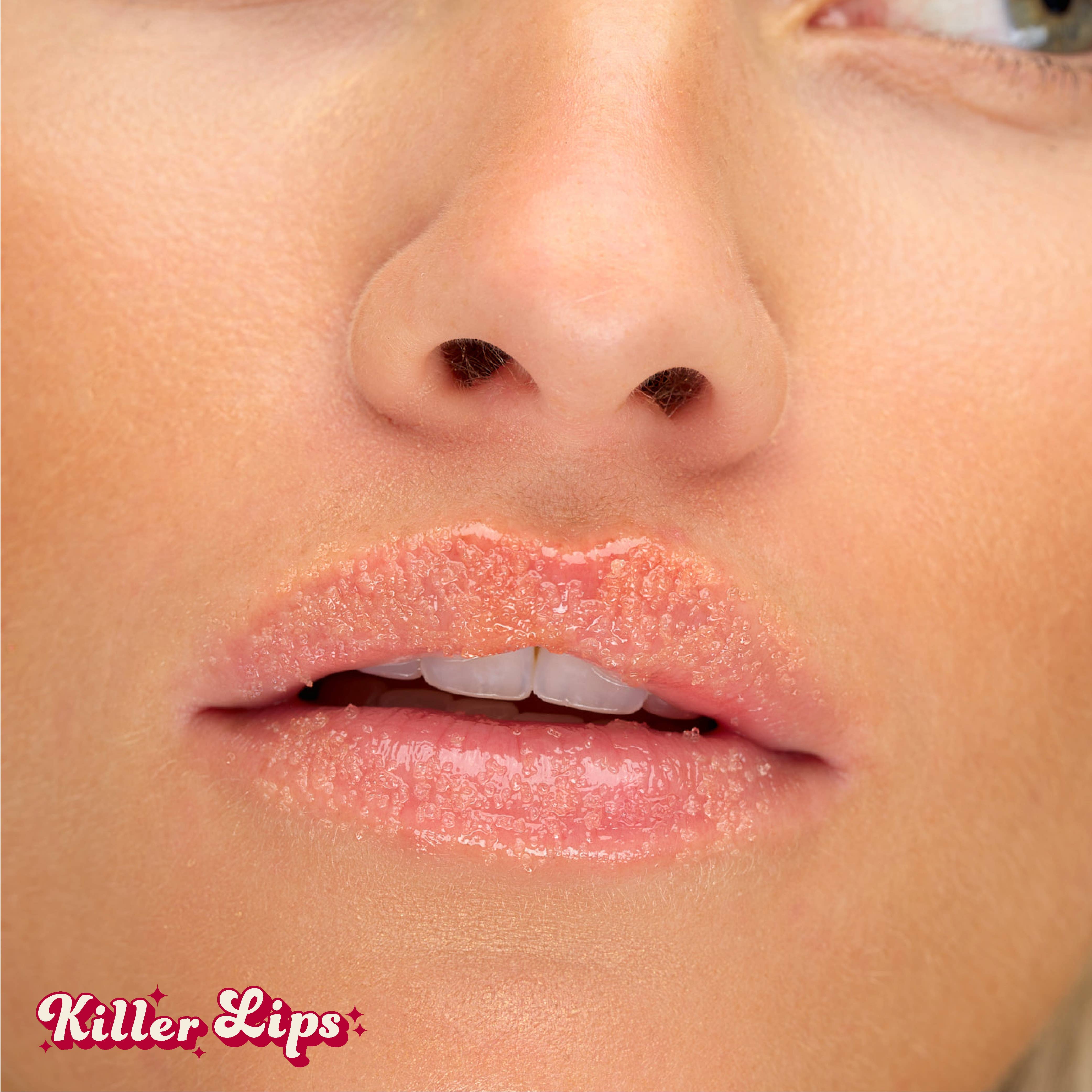 Killer Lips Prep Talk Lip Scrub - Peach