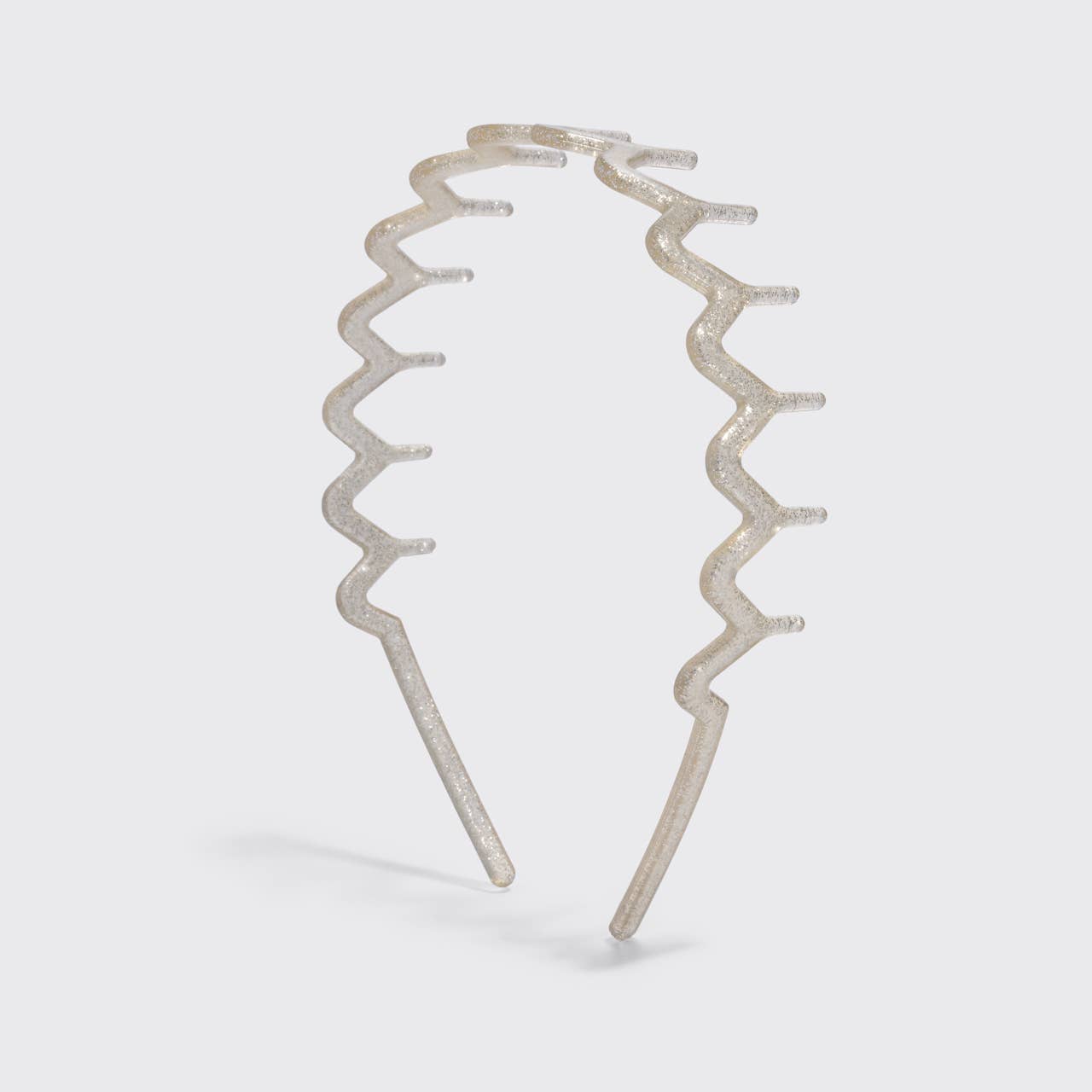 Kitsch Zig Zag Headbands 2pc Set - Gold & Silver