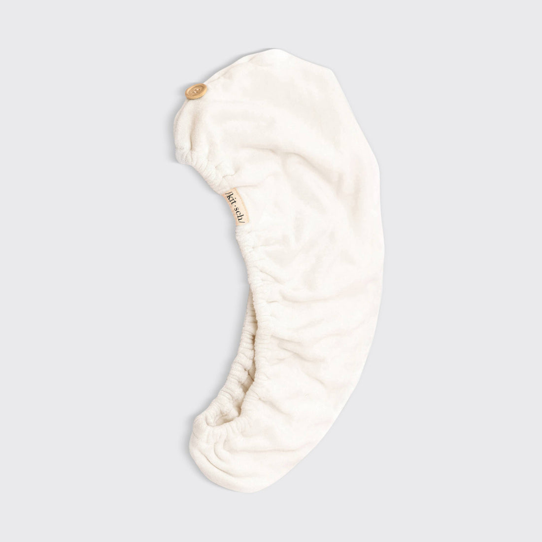 Kitsch Quick Dry Hair Towel Turban - Ivory