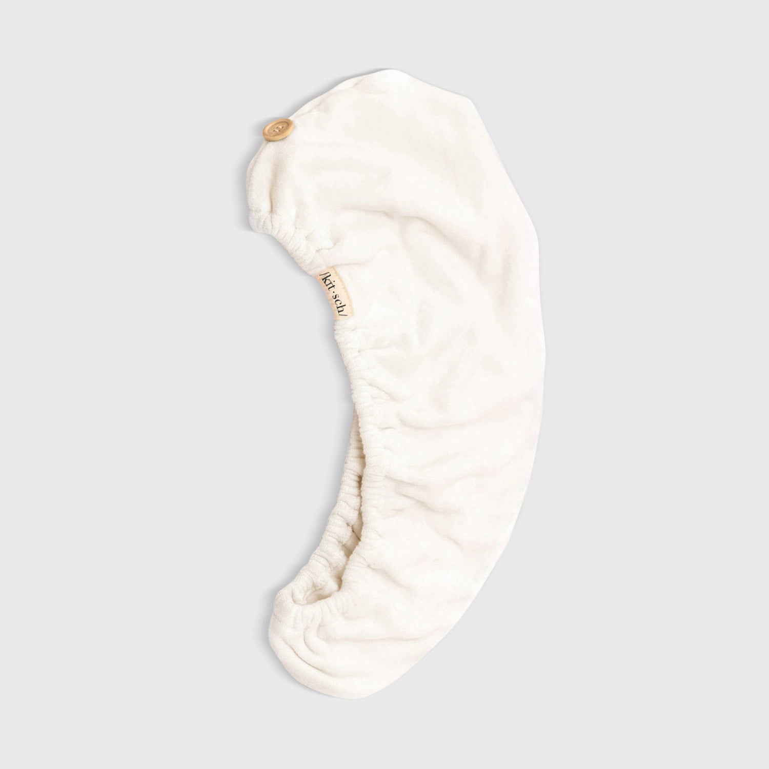 Kitsch Quick Dry Hair Towel Turban - Ivory