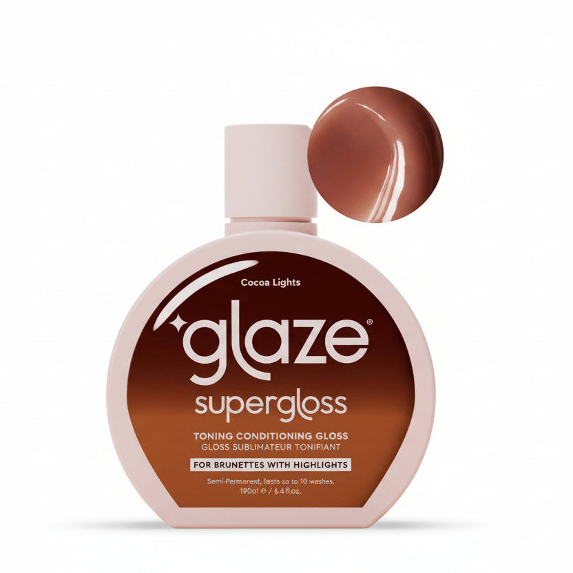 Supergloss Cocoa Lights For medium to dark brown hair with highlights or balayage
