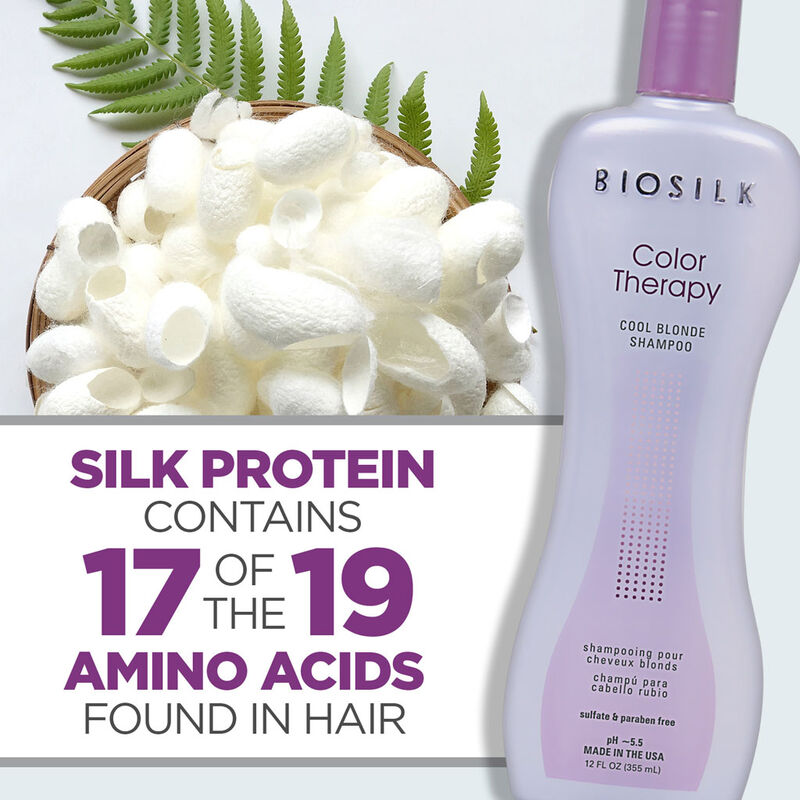 BioSilk Color Therapy Cool Blonde Shampoo 355ml