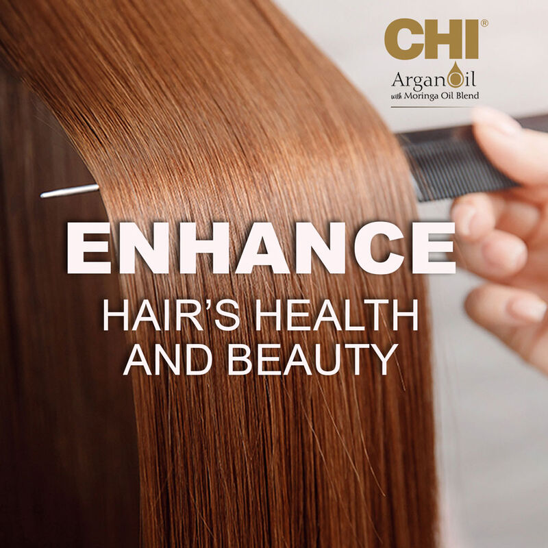 CHI Argan Oil Plus Moringa Oil Shampoo - Sulfate & Paraben Free 340ml