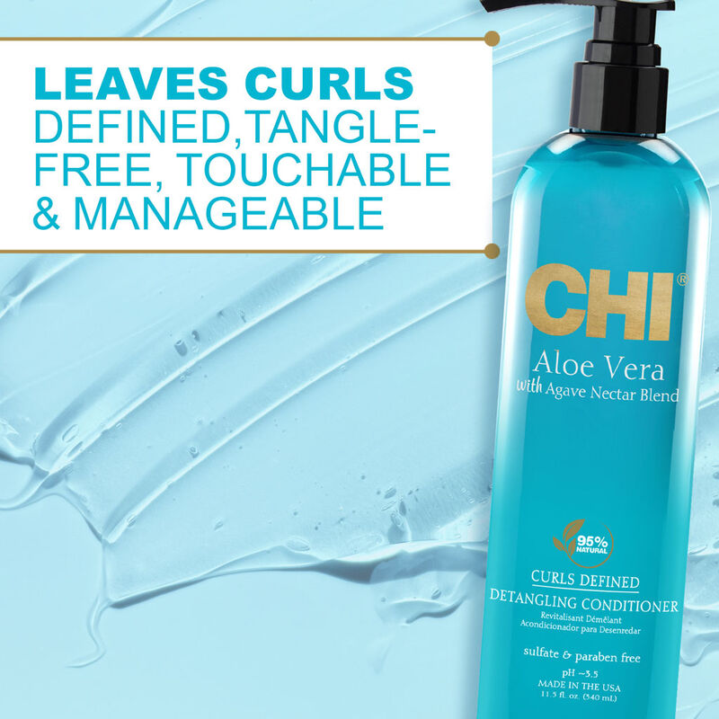 CHI Aloe Vera Curls Defined Detangling Conditioner 340ml