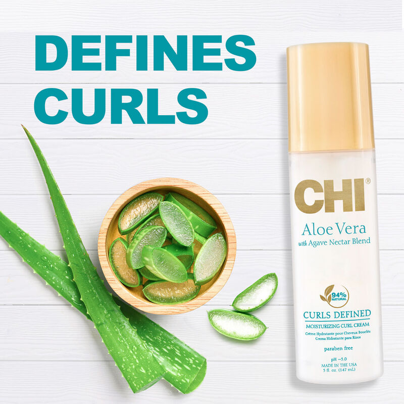 CHI Aloe Vera Curls Defined Moisturising Curl Cream 147ml