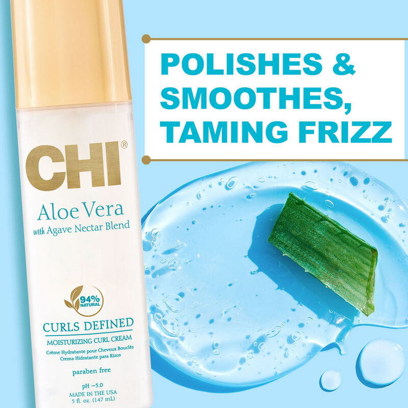 CHI Aloe Vera Curls Defined Moisturising Curl Cream 147ml