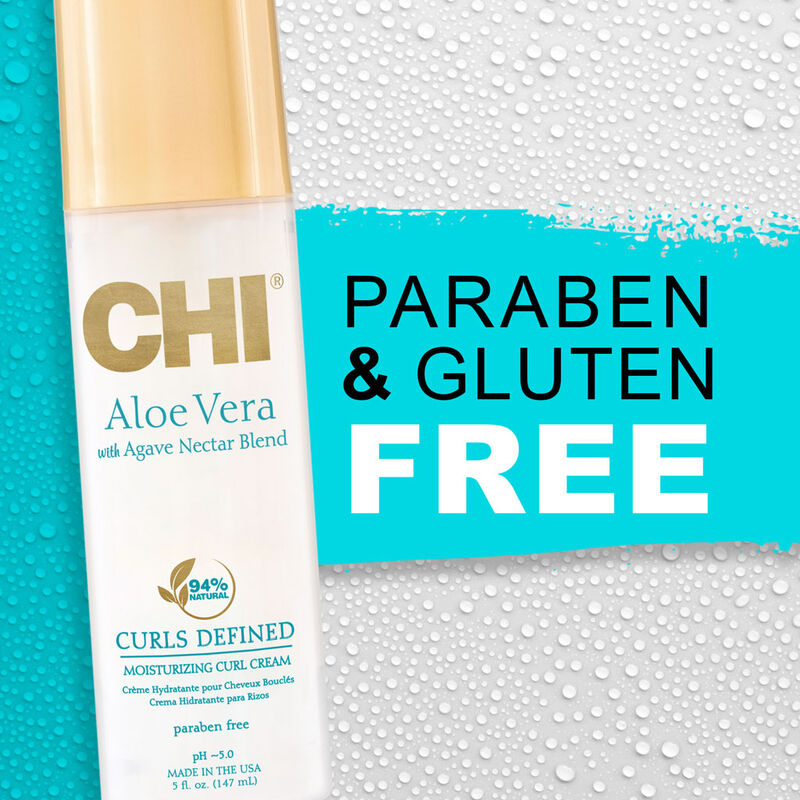 CHI Aloe Vera Curls Defined Moisturising Curl Cream 147ml