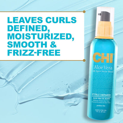 CHI Aloe Vera Curls Defined Aloe Vera Oil Blend 89ml