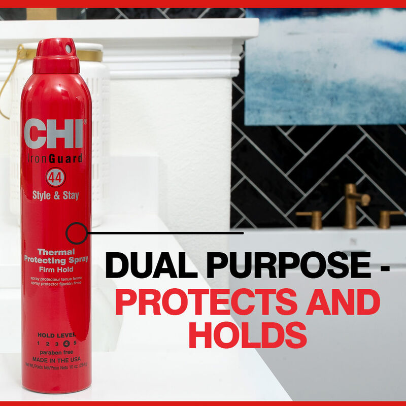 CHI 44 Iron Guard Style &amp; Stay Firm Hold Protecting Spray 10oz