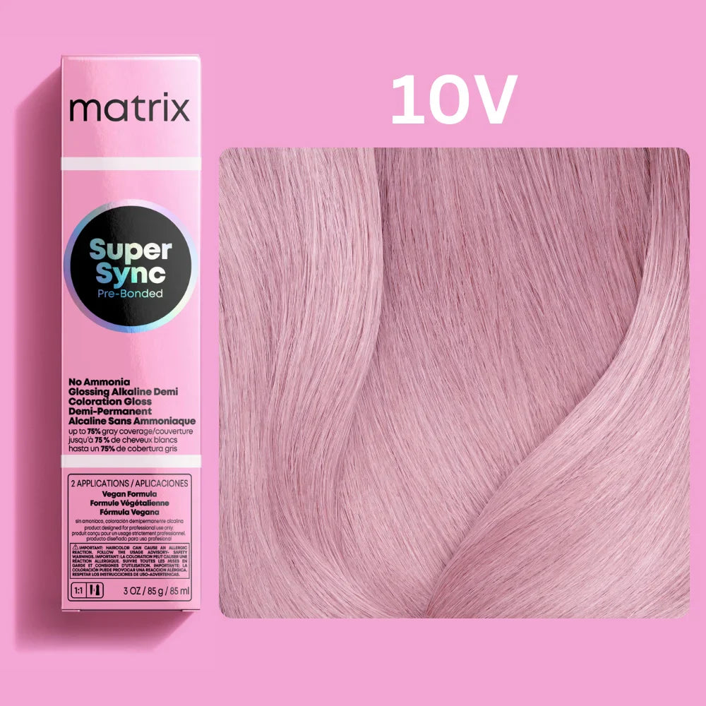 Matrix Super Sync Pre-Bonded Glossing Alkaline Demi-Permanent Hair Colour