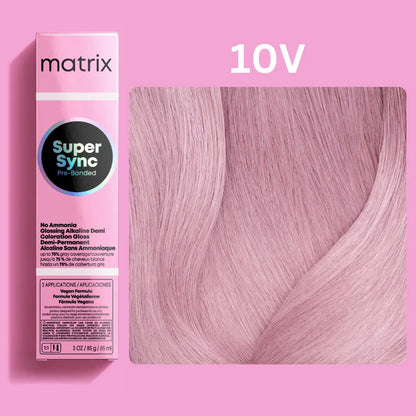 Matrix Super Sync Pre-Bonded Glossing Alkaline Demi-Permanent Hair Colour